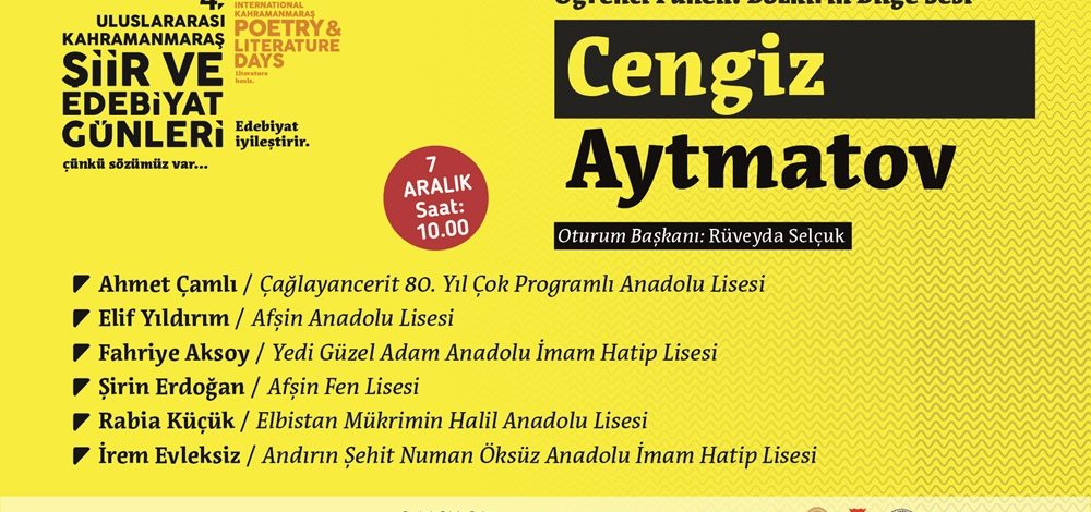Şiir ve Edebiyat Günleri, Perşembe Günü 2 Oturumla Devam Edecek.