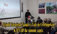 Afşinli Fotoğraf Sanatçı Yalçın Çelebipekin, KAFSAD’da sunum yaptı.