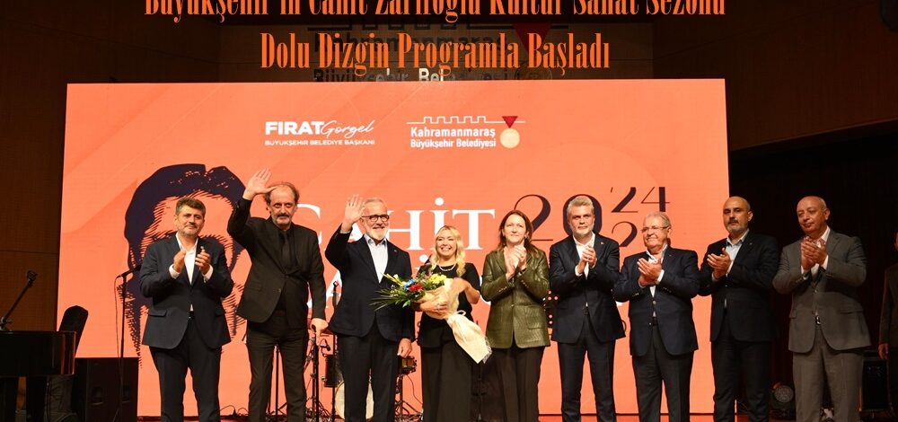 Büyükşehir’in Cahit Zarifoğlu Kültür Sanat Sezonu Dolu Dizgin Programla Başladı.