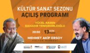 Cahit Zarifoğlu Kültür Sanat Sezonu Görkemli Programla Başlayacak.