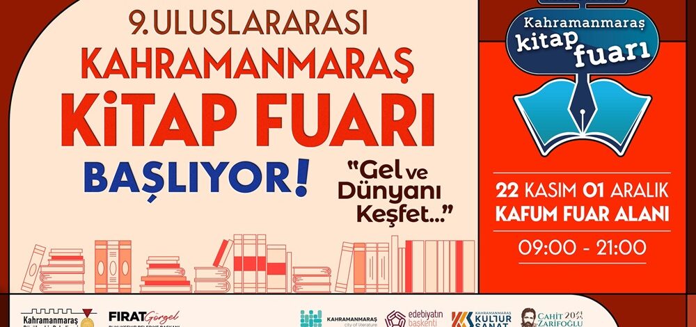 Anadolu’nun En Büyük Kitap Fuarında Edebiyat Şöleni Yaşanacak.