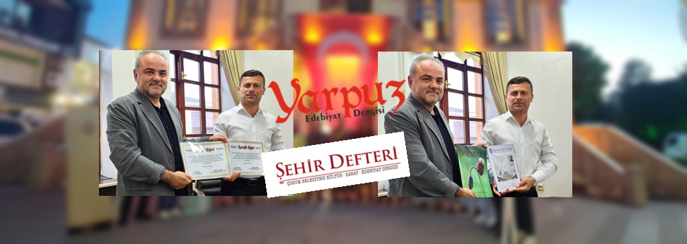 Yarpuz Dergisi ile Şehir Defteri Dergisi arasında Kardeşlik protokolü yapıldı.