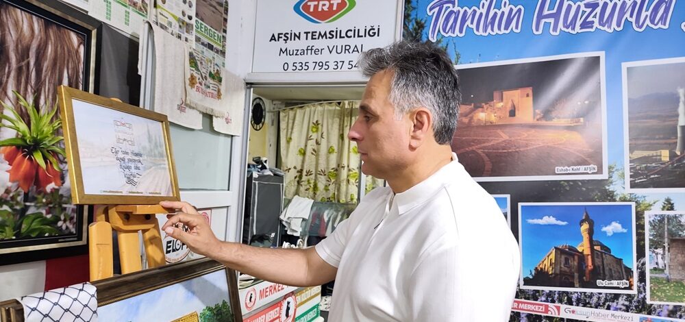 Şair Hemşehrimiz Cahit Günay’dan Merkez Yayın Grubuna ziyaret.